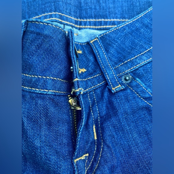 Hudson dark wash jeans size 24 bootcut low rise 2 button with zipper on front - Picture 4 of 16